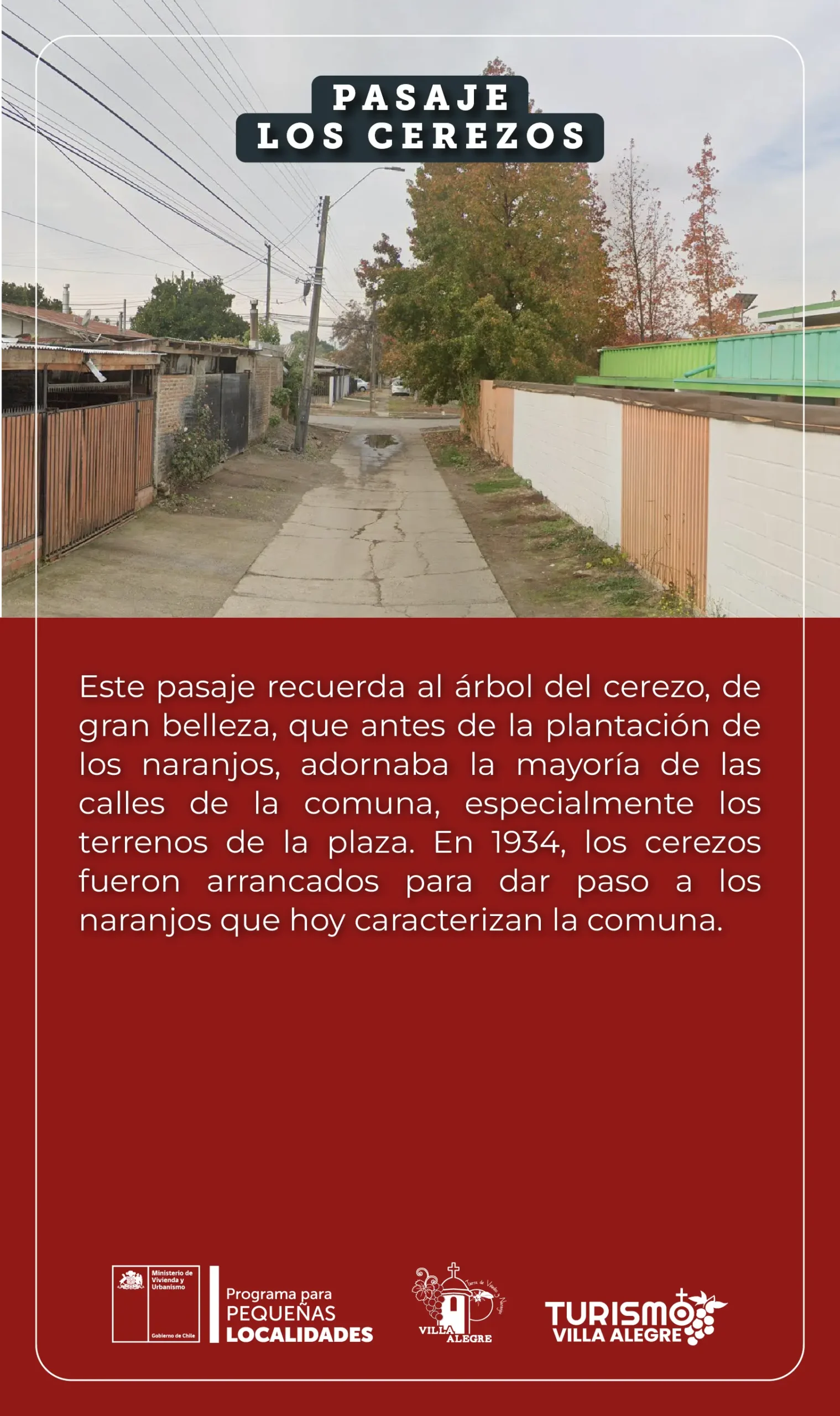 22.- PASAJE LOS CEREZOS