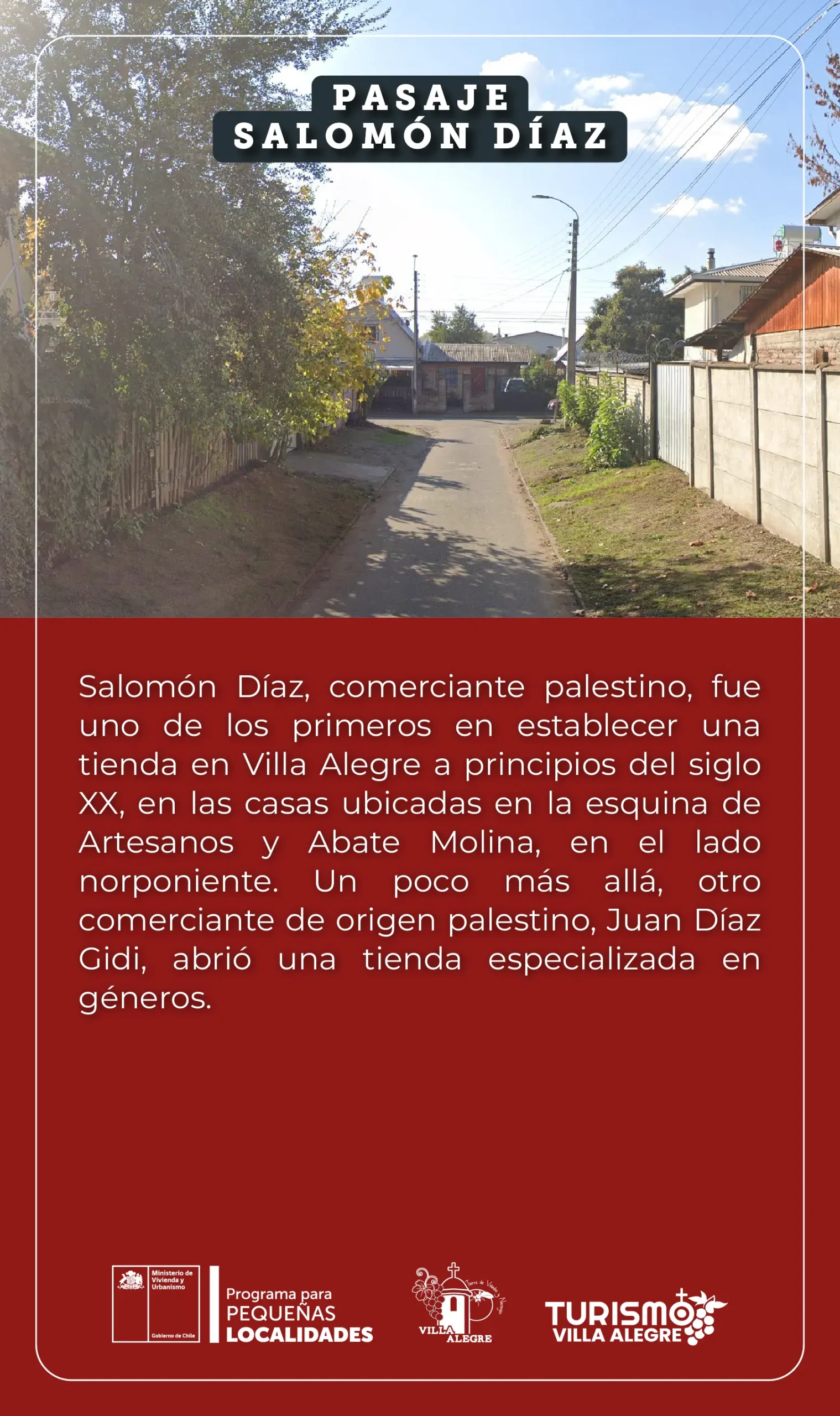38.- PASAJE SALOMÓN DIAZ
