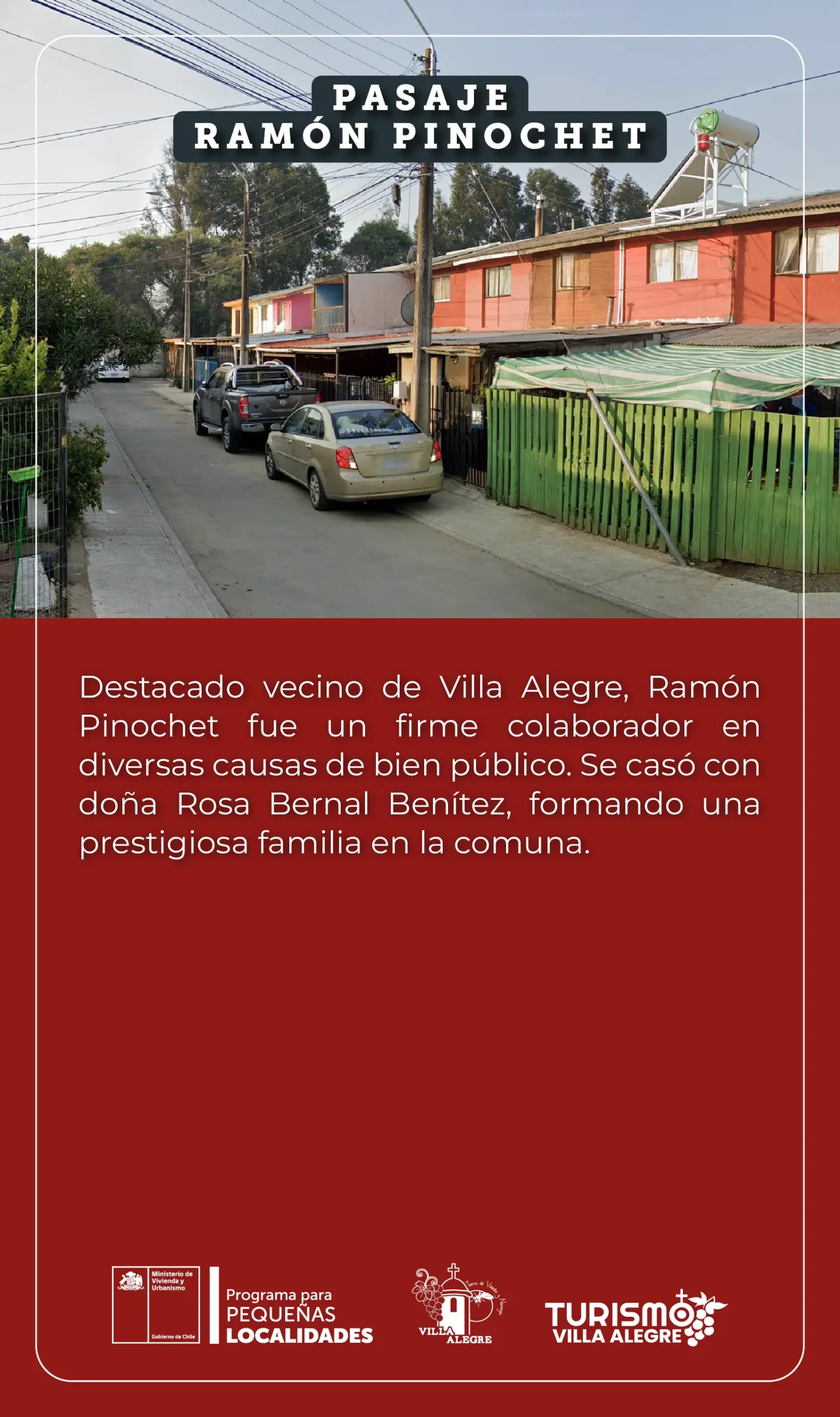 62.- PASAJE RAMÓN PINOCHET